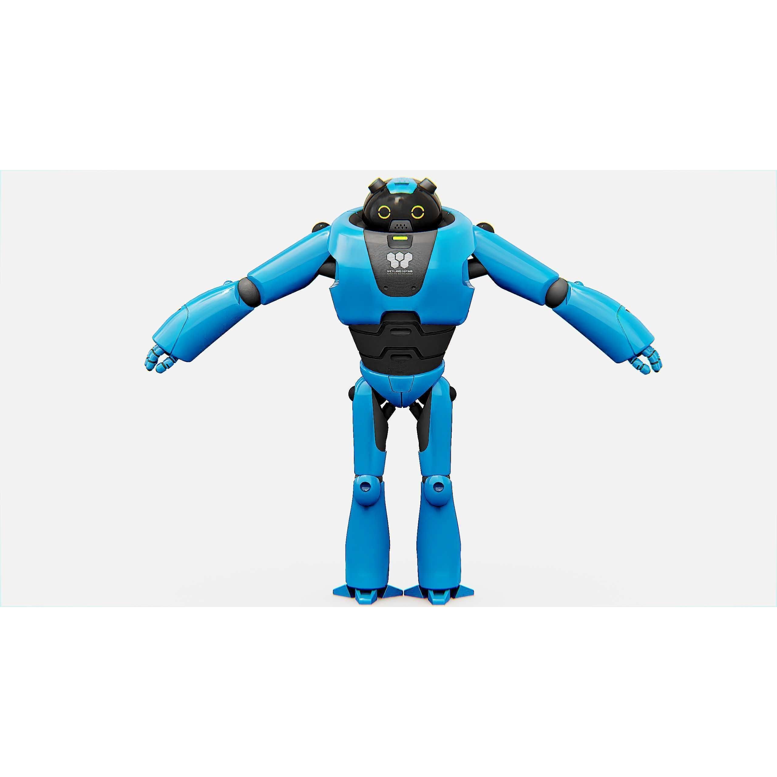 Toy Bot Tilo - Rigged Game-Ready 3D Model - View 22