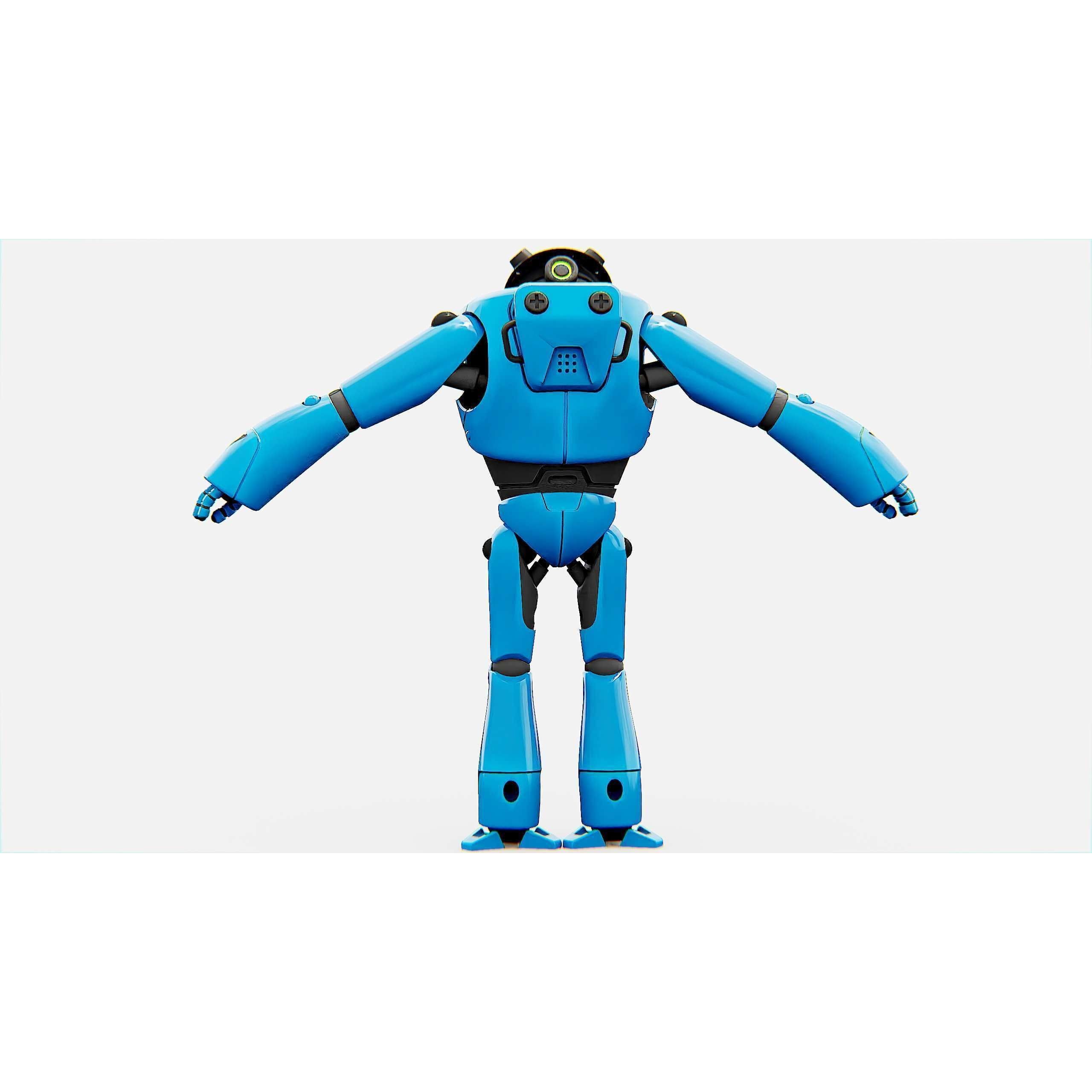 Toy Bot Tilo - Rigged Game-Ready 3D Model - View 23
