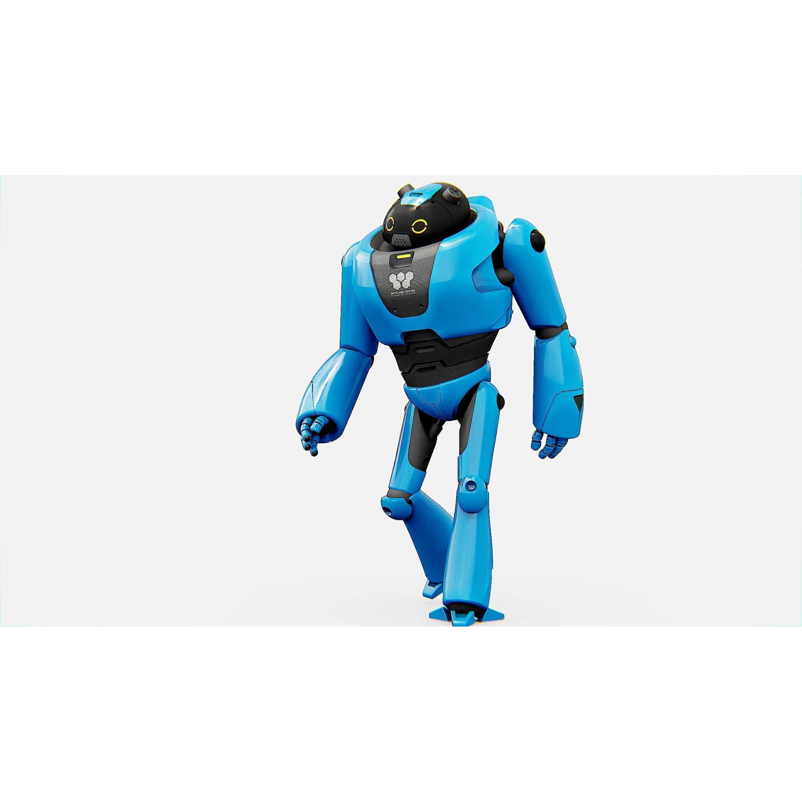 Toy Bot Tilo - Rigged Game-Ready 3D Model - View 24