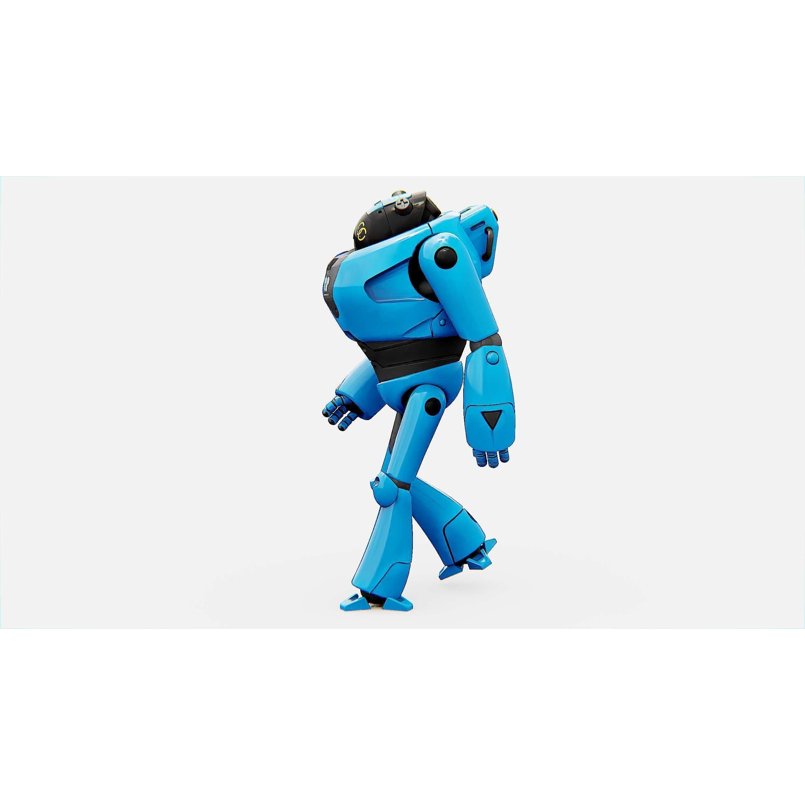 Toy Bot Tilo - Rigged Game-Ready 3D Model - View 26