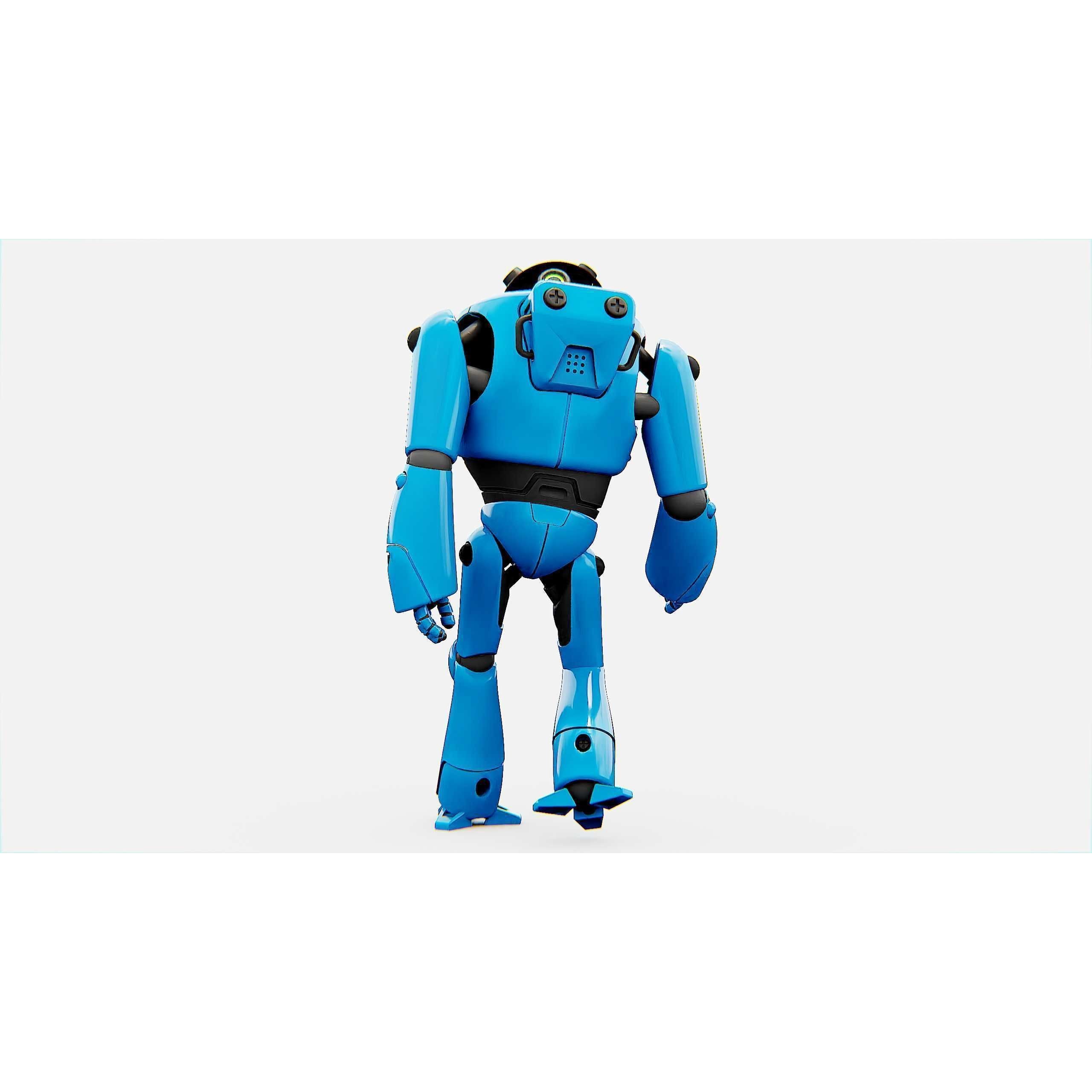 Toy Bot Tilo - Rigged Game-Ready 3D Model - View 28