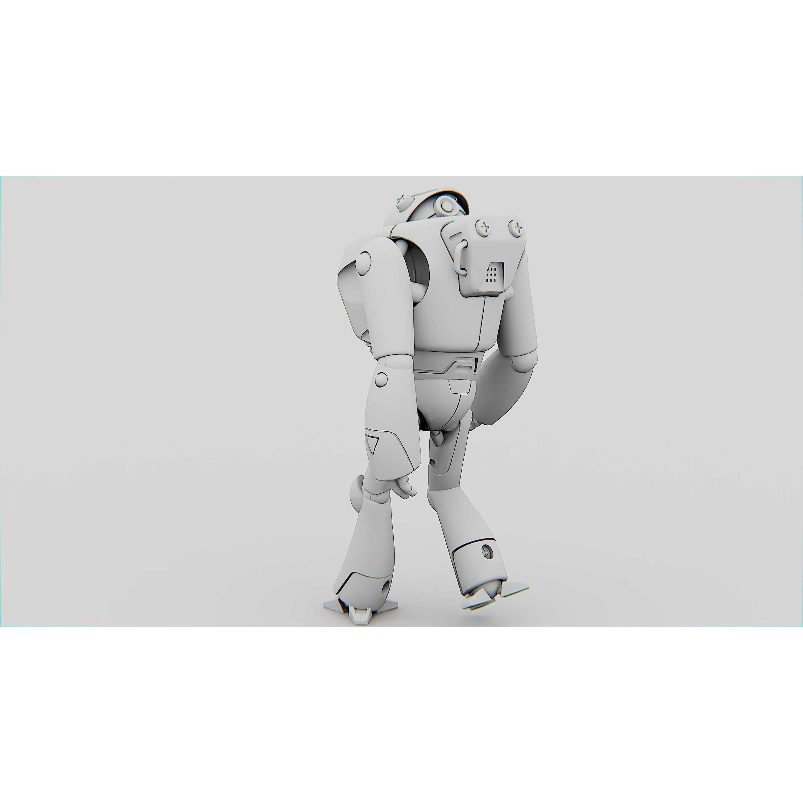 Toy Bot Tilo - Rigged Game-Ready 3D Model - View 34