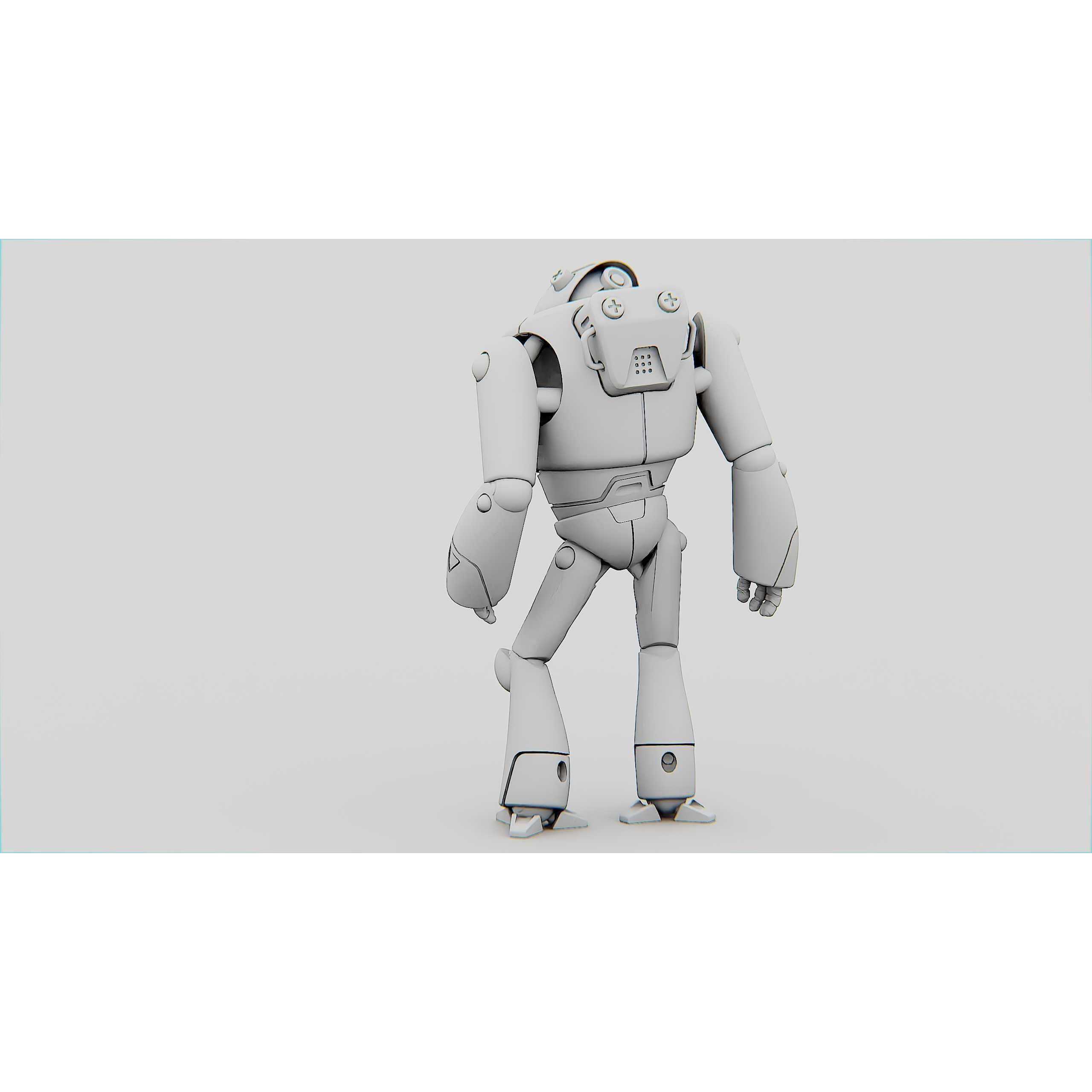 Toy Bot Tilo - Rigged Game-Ready 3D Model - View 37
