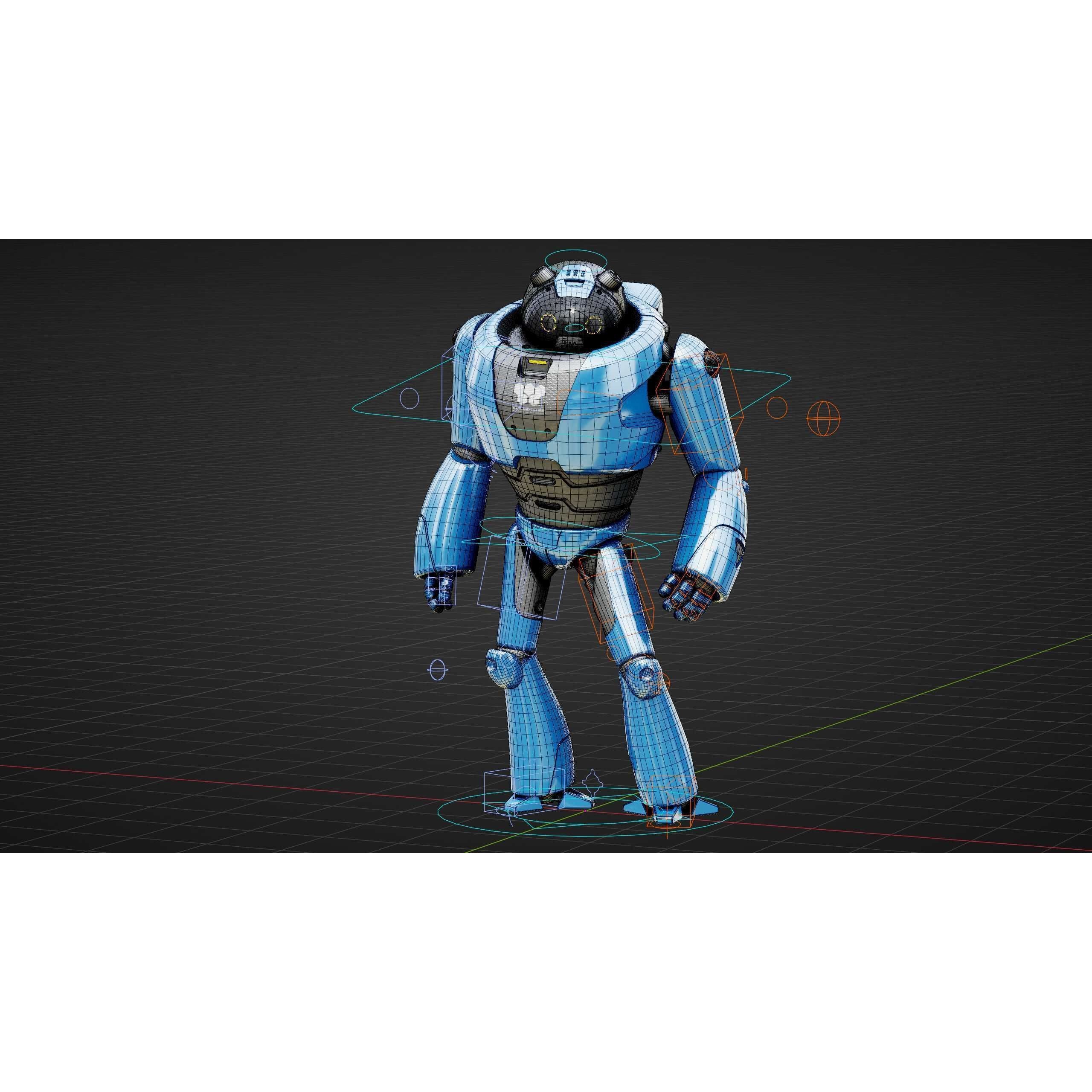 Toy Bot Tilo - Rigged Game-Ready 3D Model - View 38