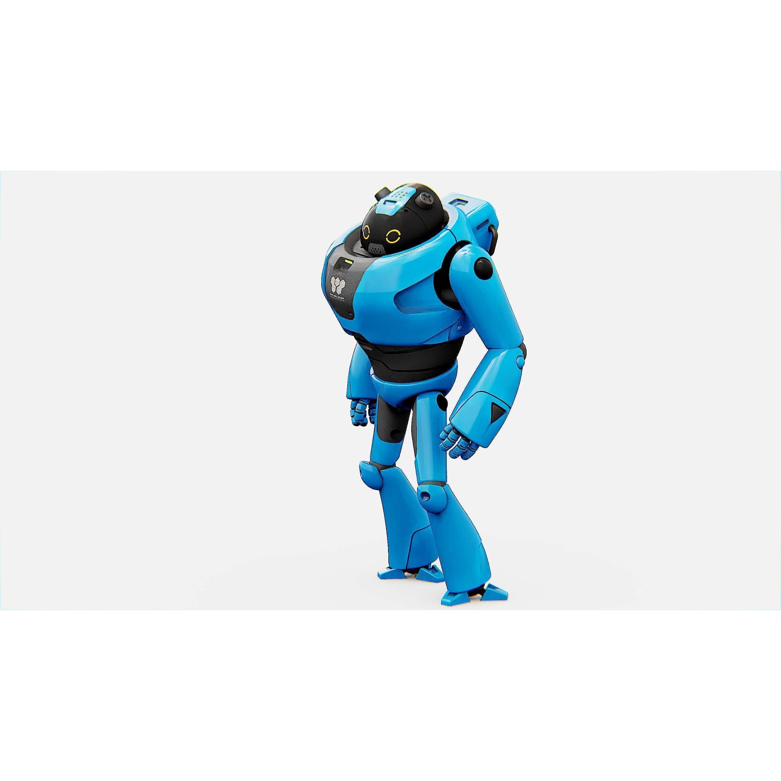Toy Bot Tilo - Rigged Game-Ready 3D Model - View 4