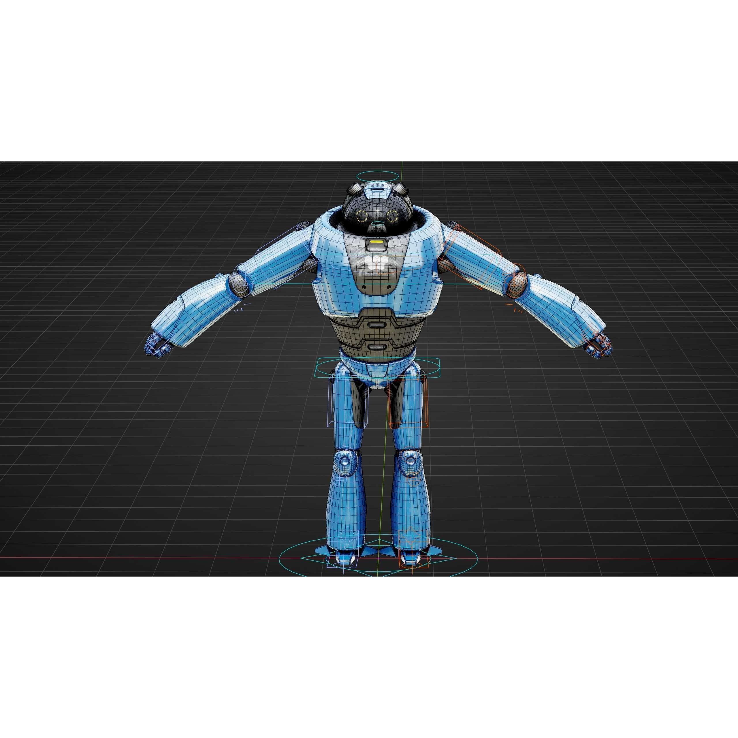 Toy Bot Tilo - Rigged Game-Ready 3D Model - View 40