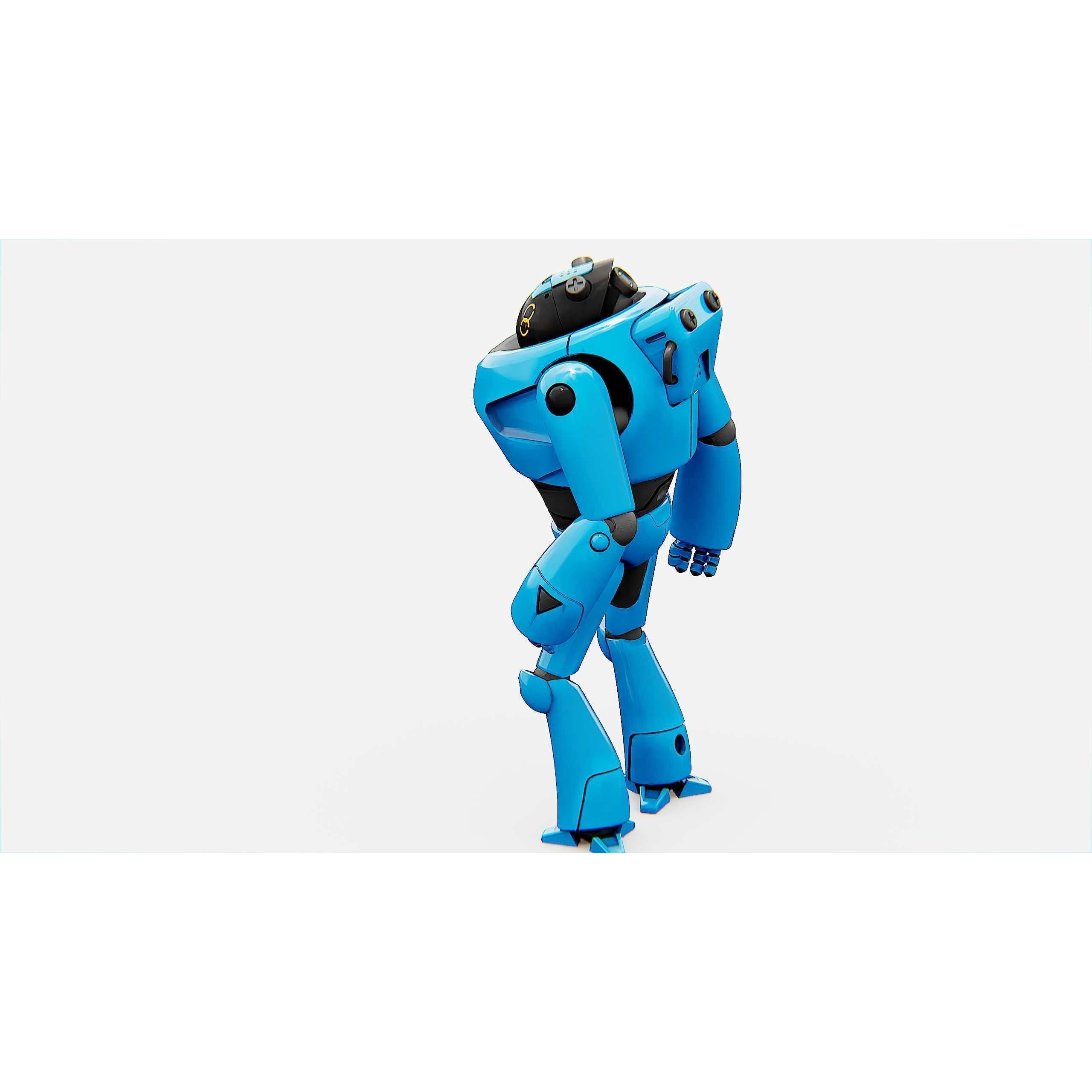 Toy Bot Tilo - Rigged Game-Ready 3D Model - View 7