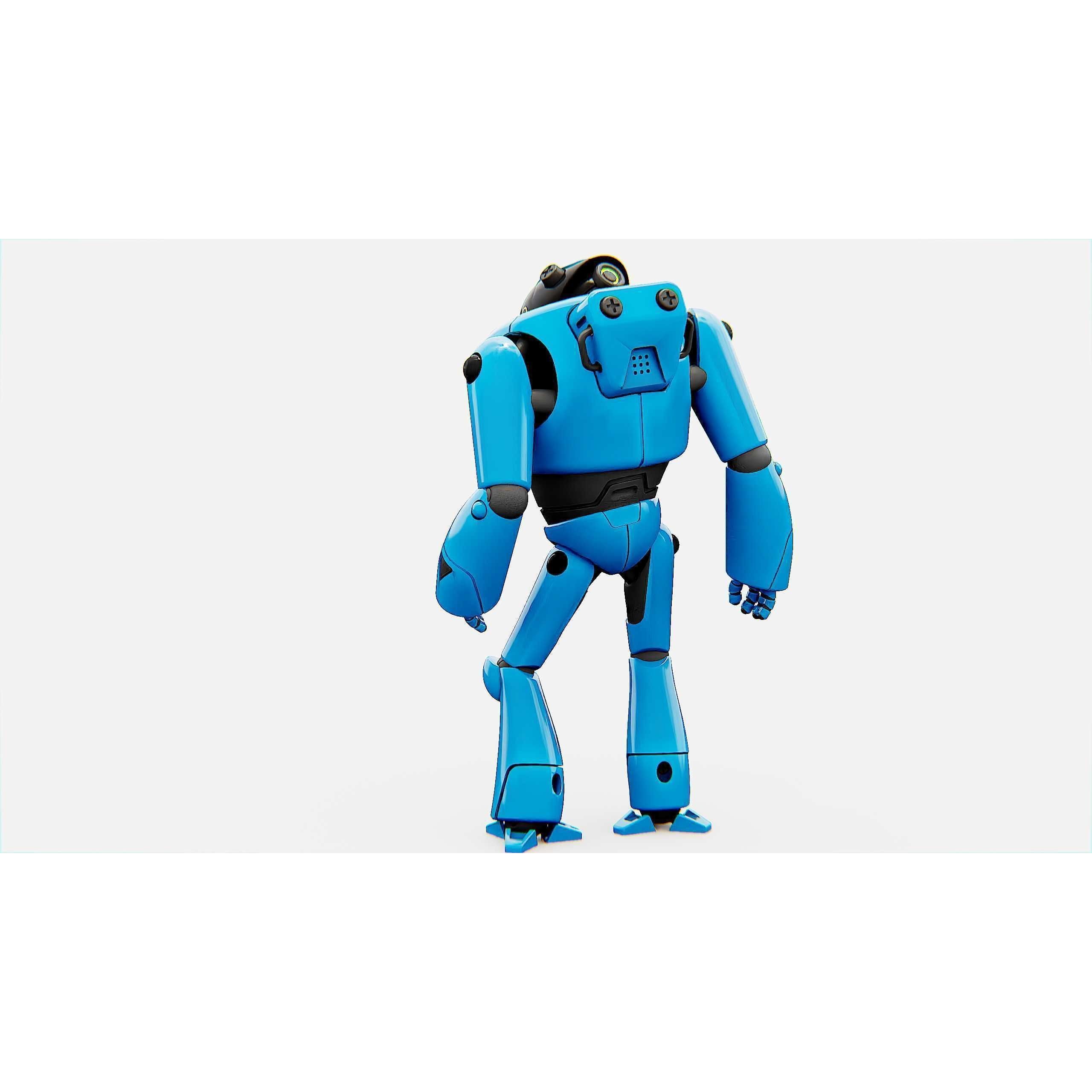 Toy Bot Tilo - Rigged Game-Ready 3D Model - View 9