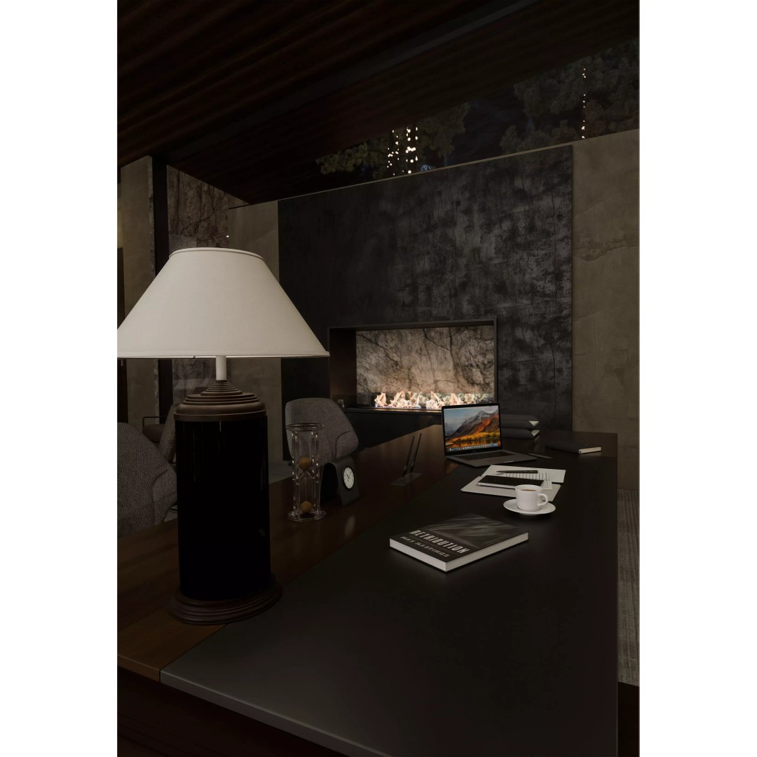 Christmas Chalet 3D Model – Furnished Lakeside House with Decorations - View 12