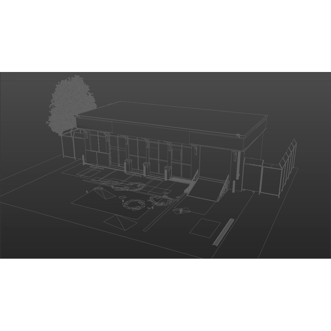 7 Eleven Convenience Store 3D Model – Low Poly Game Asset, Blender, FBX