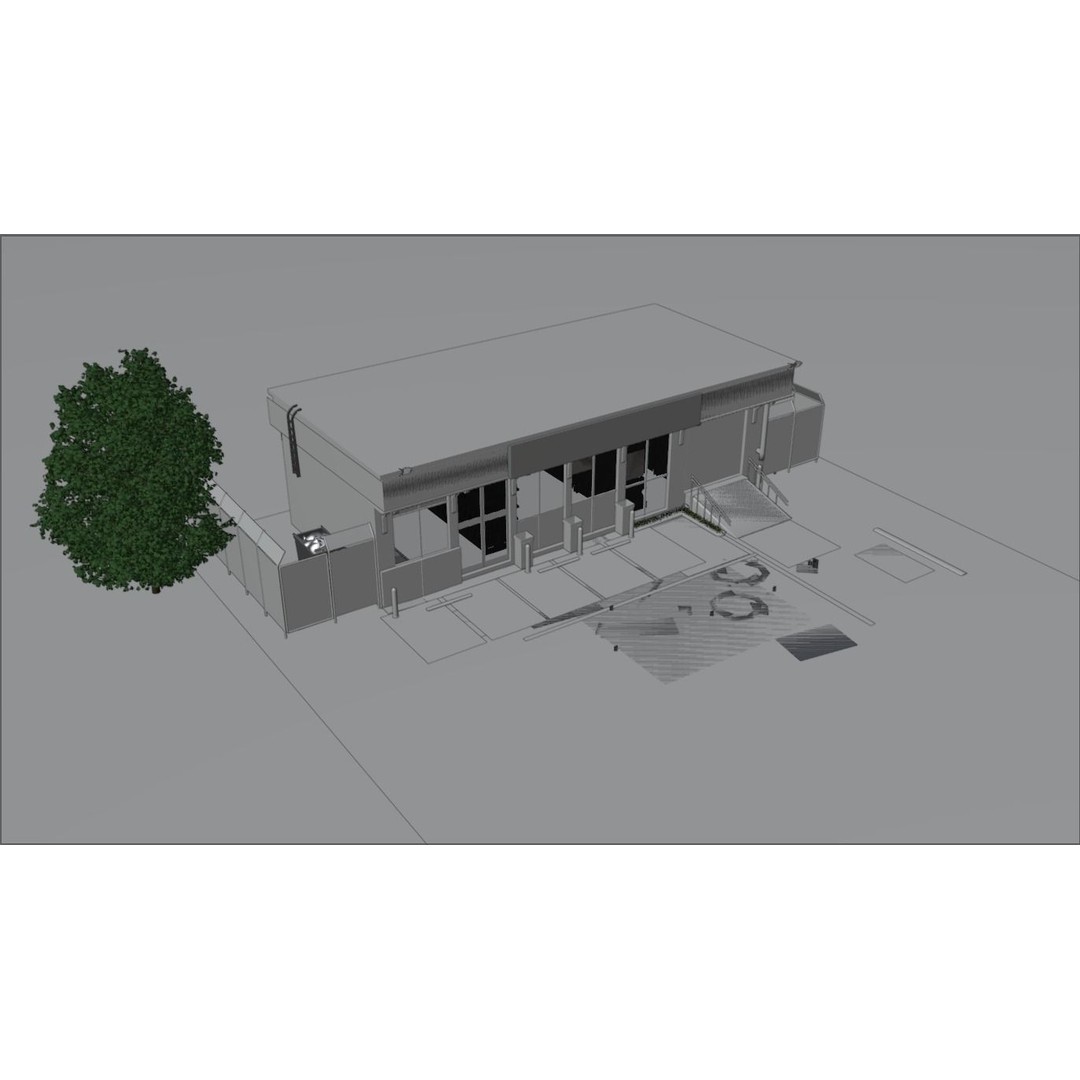 7 Eleven Convenience Store 3D Model – Low Poly Game Asset, Blender, FBX - View 11