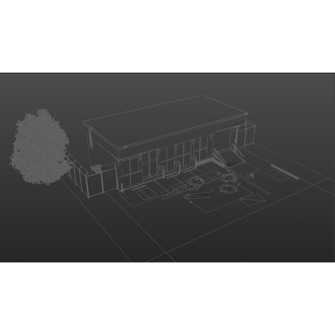 7 Eleven Convenience Store 3D Model – Low Poly Game Asset, Blender, FBX - View 12
