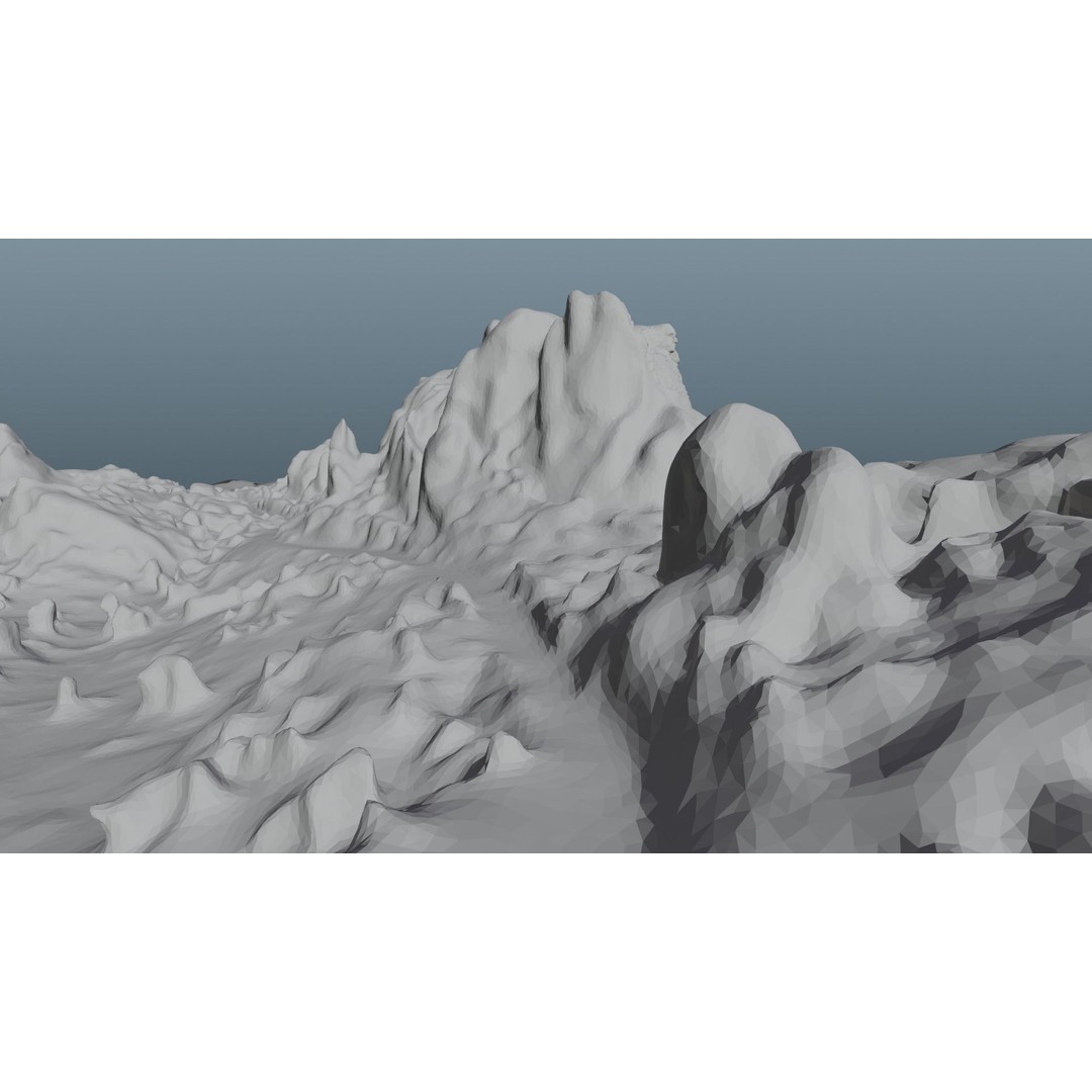 Mount Rushmore 3D Model – Detailed Landscape Scene, Blender & STL - View 16