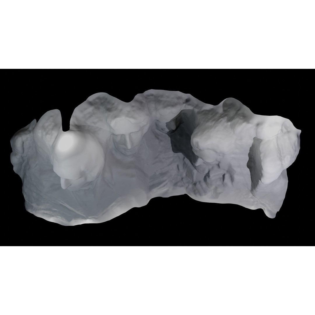 Mount Rushmore 3D Model – Detailed Landscape Scene, Blender & STL - View 33
