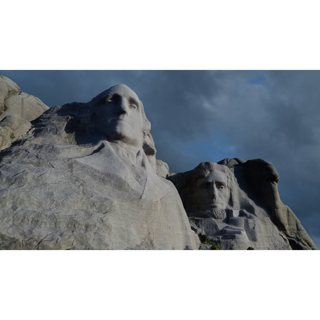 Mount Rushmore 3D Model – Detailed Landscape Scene, Blender & STL - View 6
