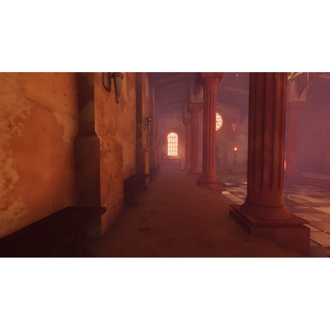 Ancient Temple 3D Model – Low Poly Game Asset, FBX, Unity Ready - View 11