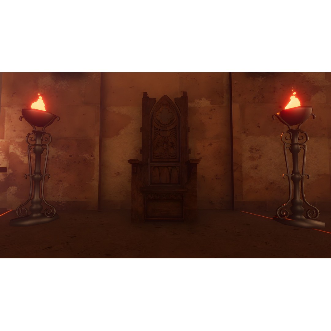Ancient Temple 3D Model – Low Poly Game Asset, FBX, Unity Ready - View 16