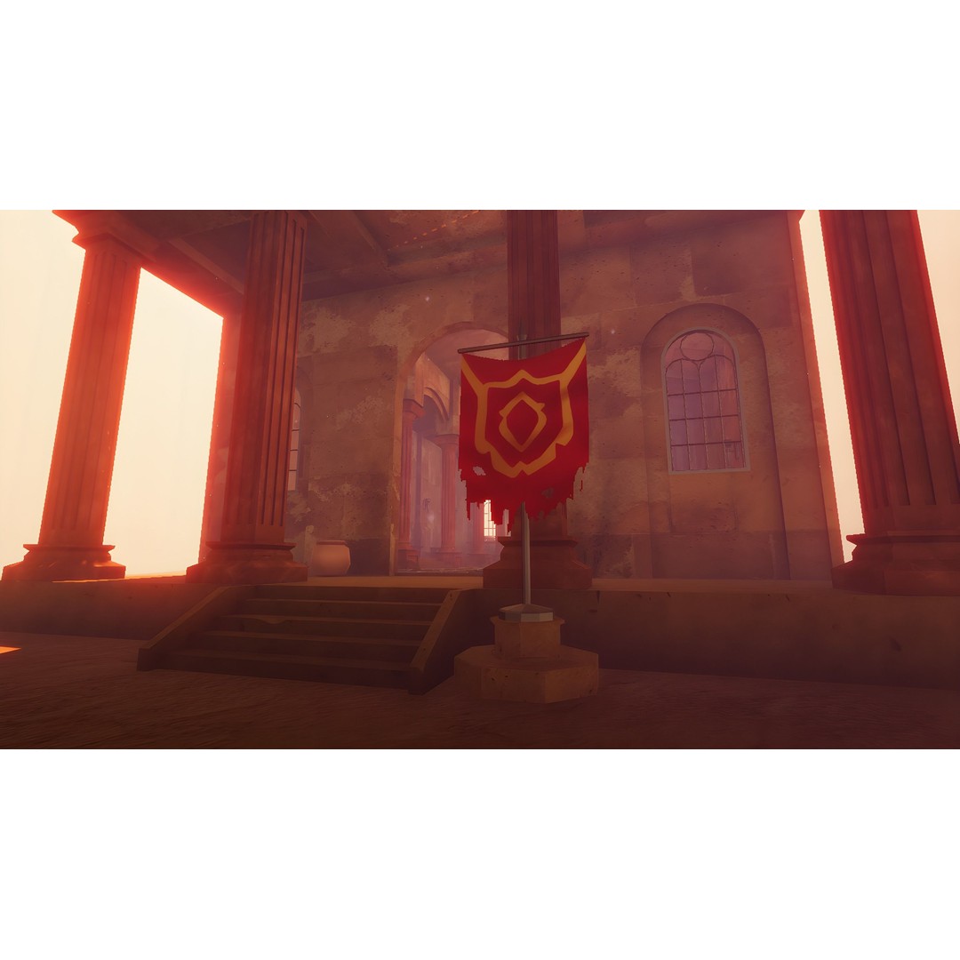 Ancient Temple 3D Model – Low Poly Game Asset, FBX, Unity Ready - View 21