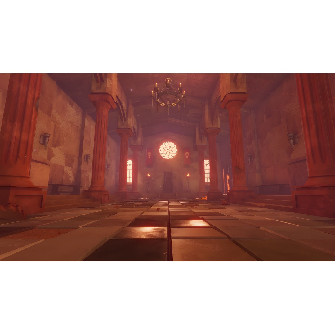 Ancient Temple 3D Model – Low Poly Game Asset, FBX, Unity Ready - View 37