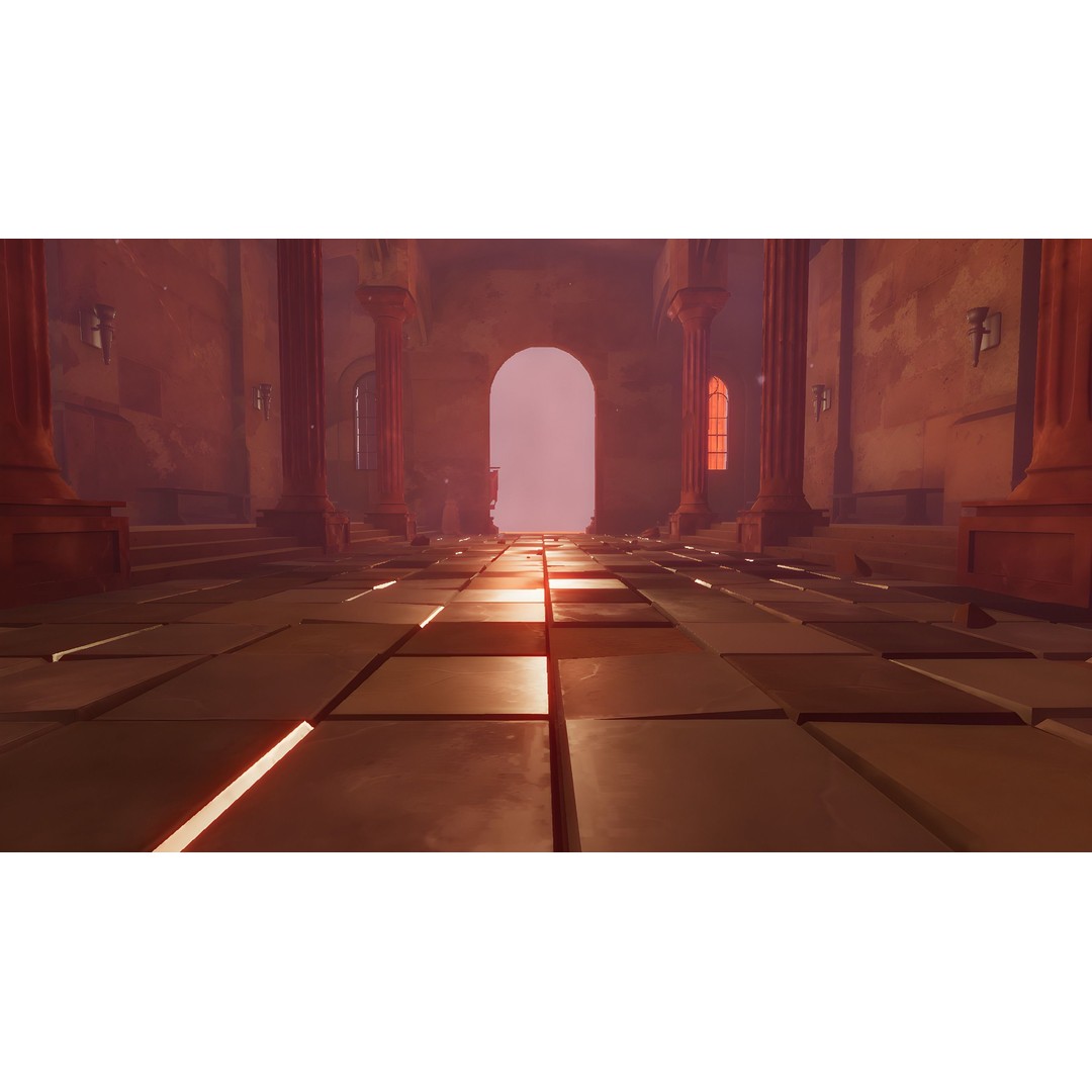 Ancient Temple 3D Model – Low Poly Game Asset, FBX, Unity Ready - View 38