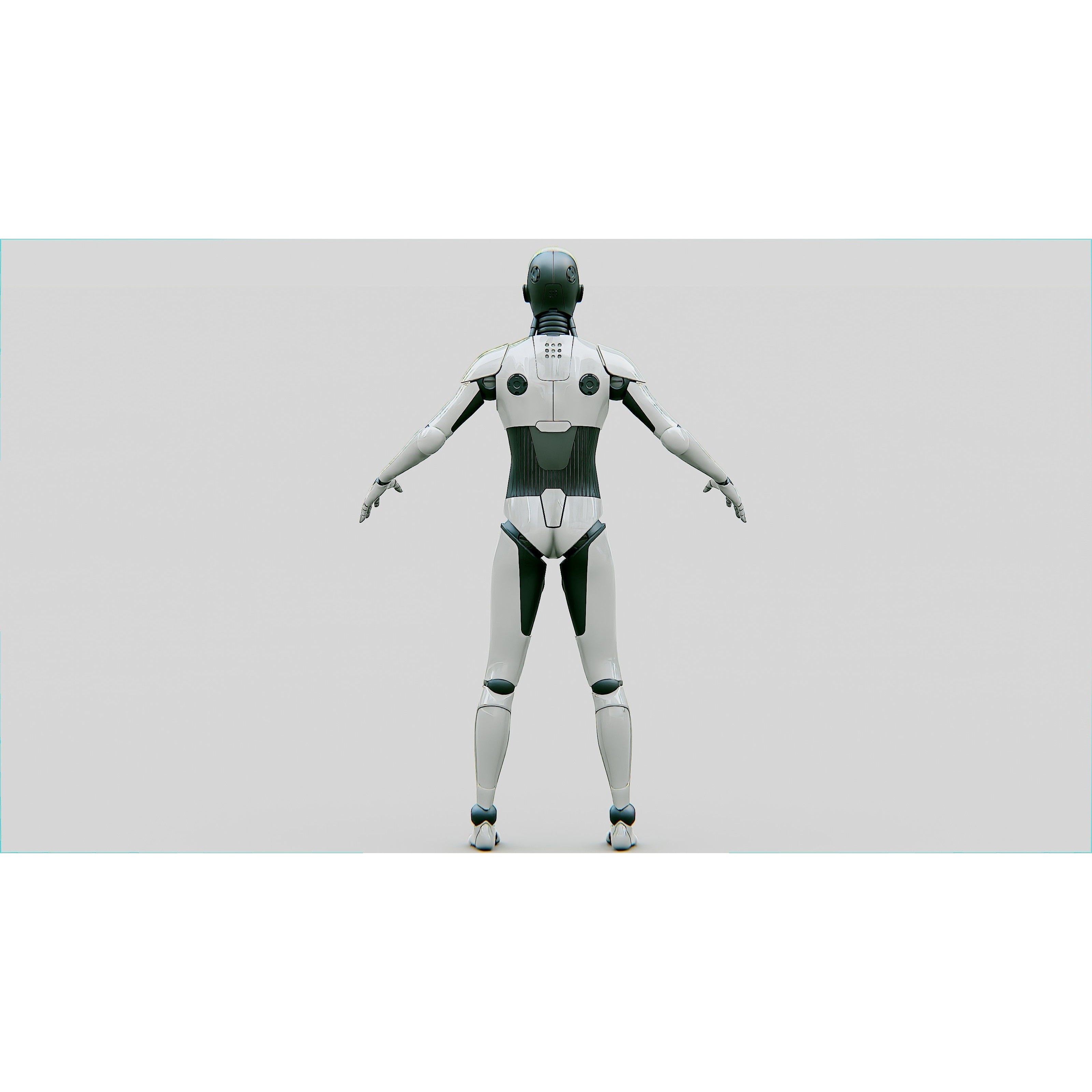 Android Morpheous B - Rigged Game-Ready 3D Model - View 32