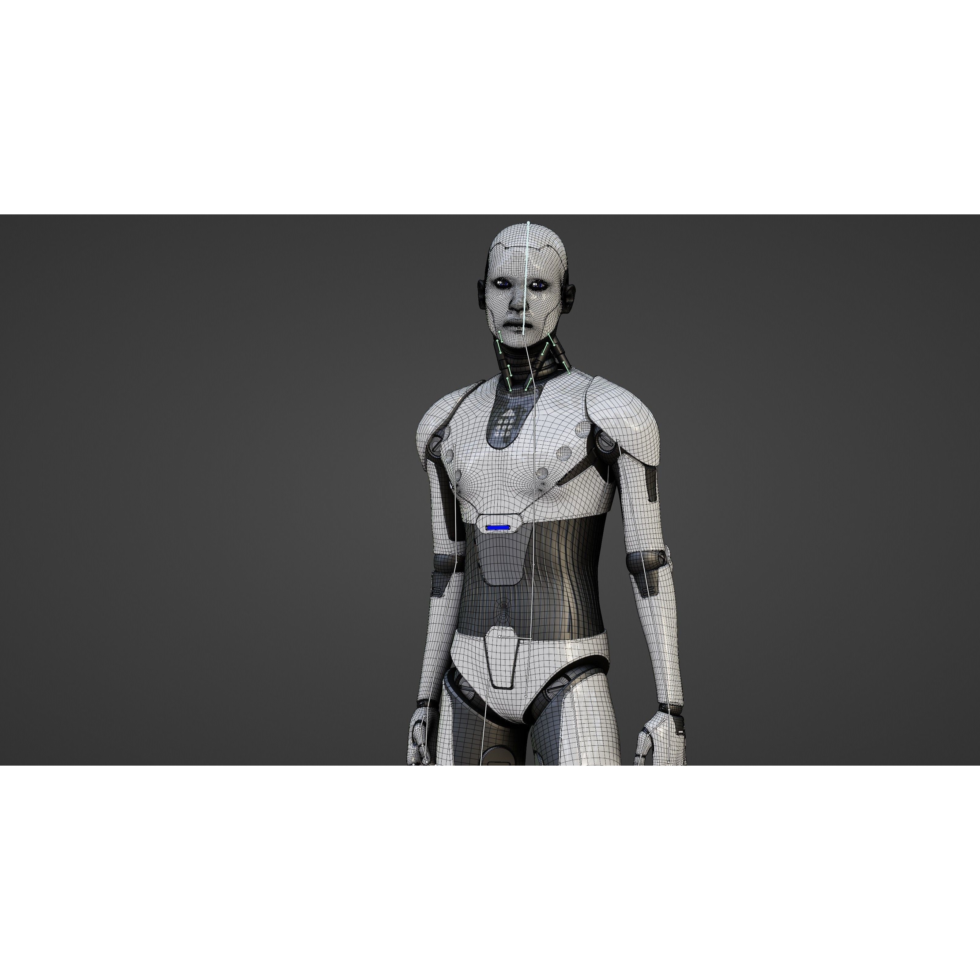 Android Morpheous B - Rigged Game-Ready 3D Model - View 38