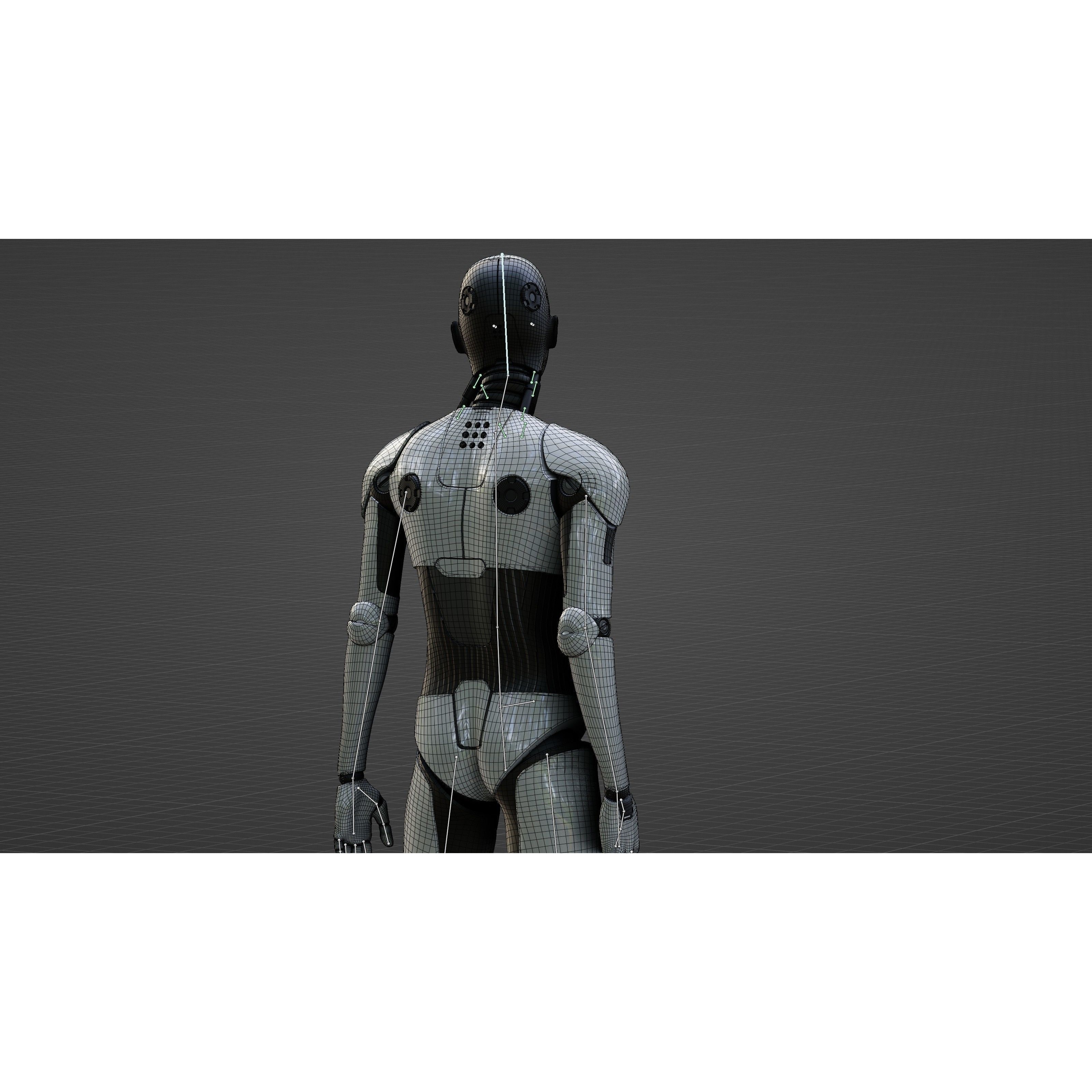 Android Morpheous B - Rigged Game-Ready 3D Model - View 39