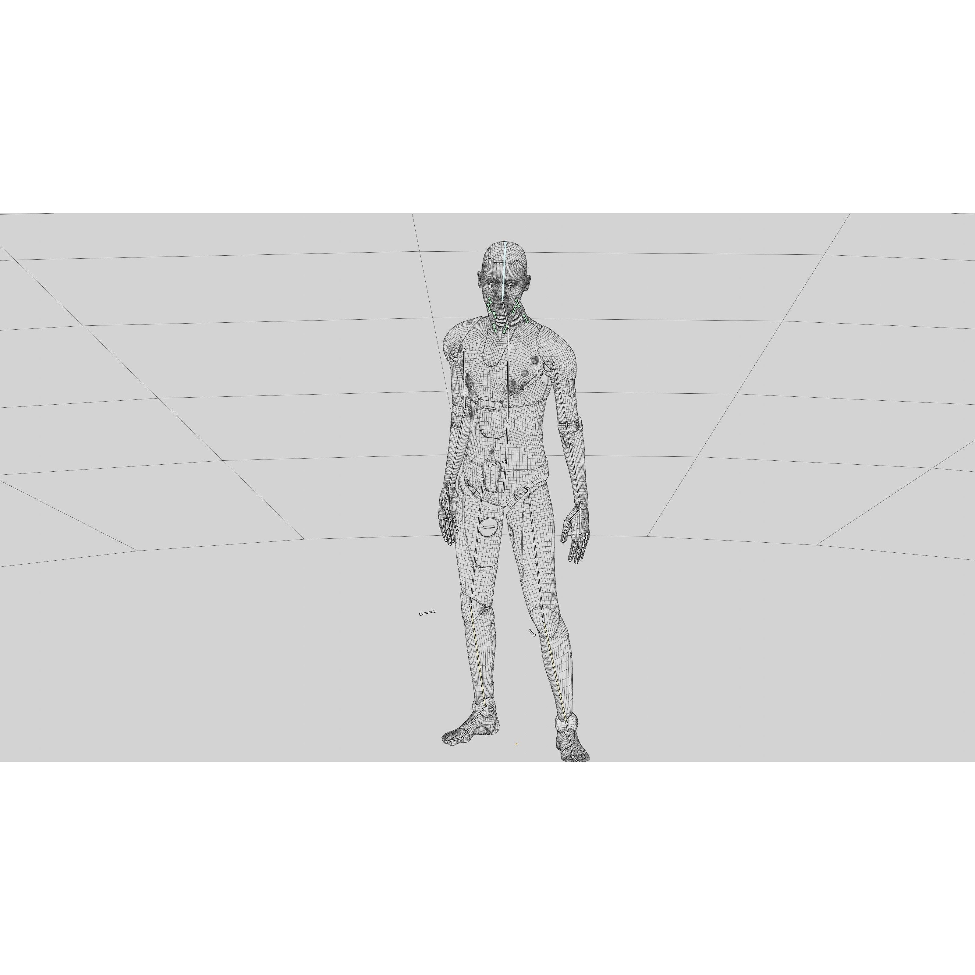 Android Morpheous B - Rigged Game-Ready 3D Model - View 41