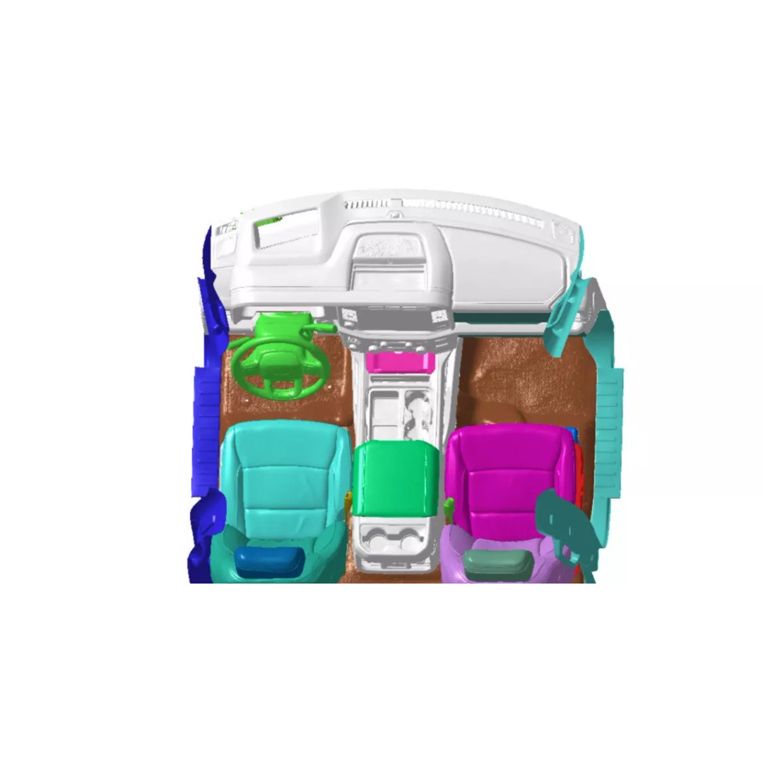 F250 4X4 CC Lariat 2023 3D Model – High Detail Vehicle Scan, STL - View 7