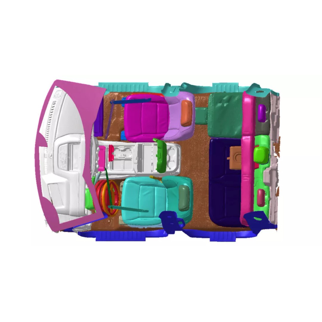 F250 4X4 CC Lariat 2023 3D Model – High Detail Vehicle Scan, STL - View 8