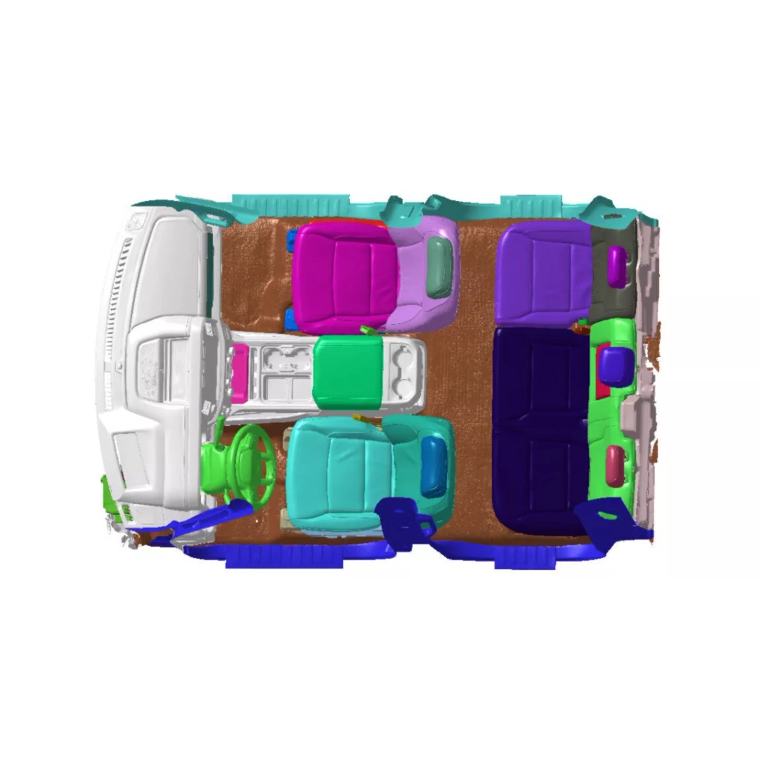 F250 4X4 CC Lariat 2023 3D Model – High Detail Vehicle Scan, STL - View 9