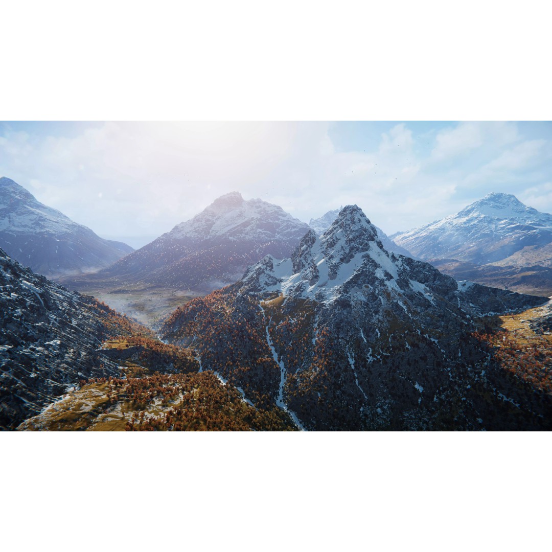 Snowy Peaks 3D Model – Low Poly Game-Ready Environment for Unity - View 14