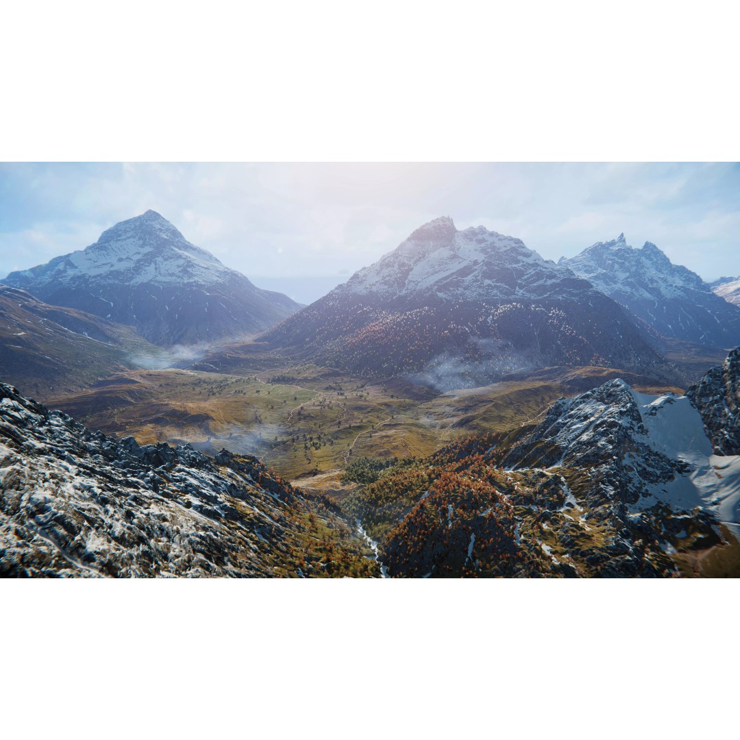 Snowy Peaks 3D Model – Low Poly Game-Ready Environment for Unity - View 15