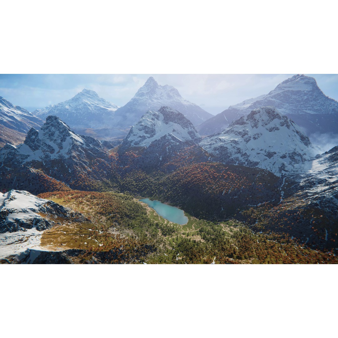 Snowy Peaks 3D Model – Low Poly Game-Ready Environment for Unity - View 16