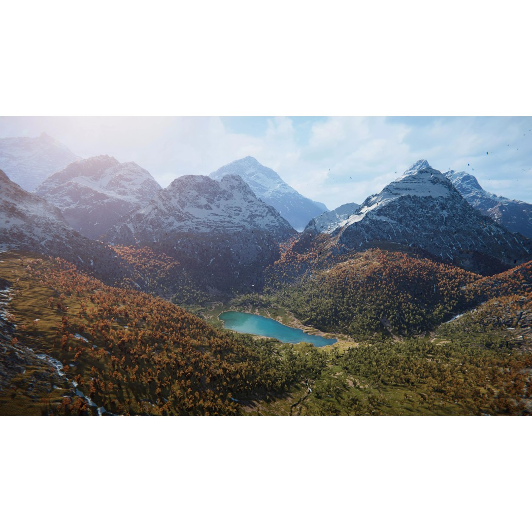 Snowy Peaks 3D Model – Low Poly Game-Ready Environment for Unity - View 2