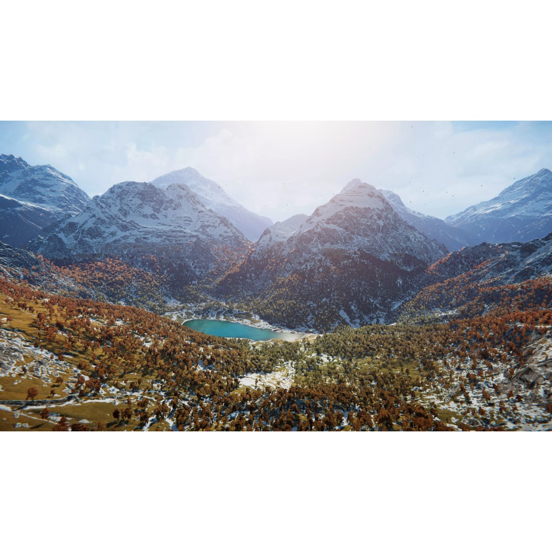 Snowy Peaks 3D Model – Low Poly Game-Ready Environment for Unity - View 4