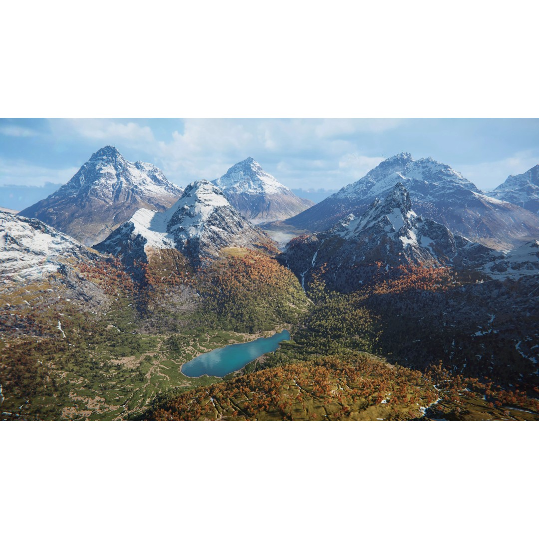 Snowy Peaks 3D Model – Low Poly Game-Ready Environment for Unity - View 5