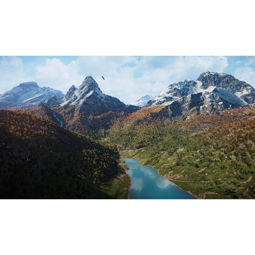 Snowy Peaks 3D Model – Low Poly Game-Ready Environment for Unity - View 6