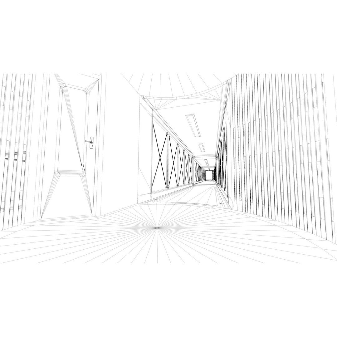 Airport Passenger Bridge 3D Model – Rigged Animation Asset, FBX, OBJ