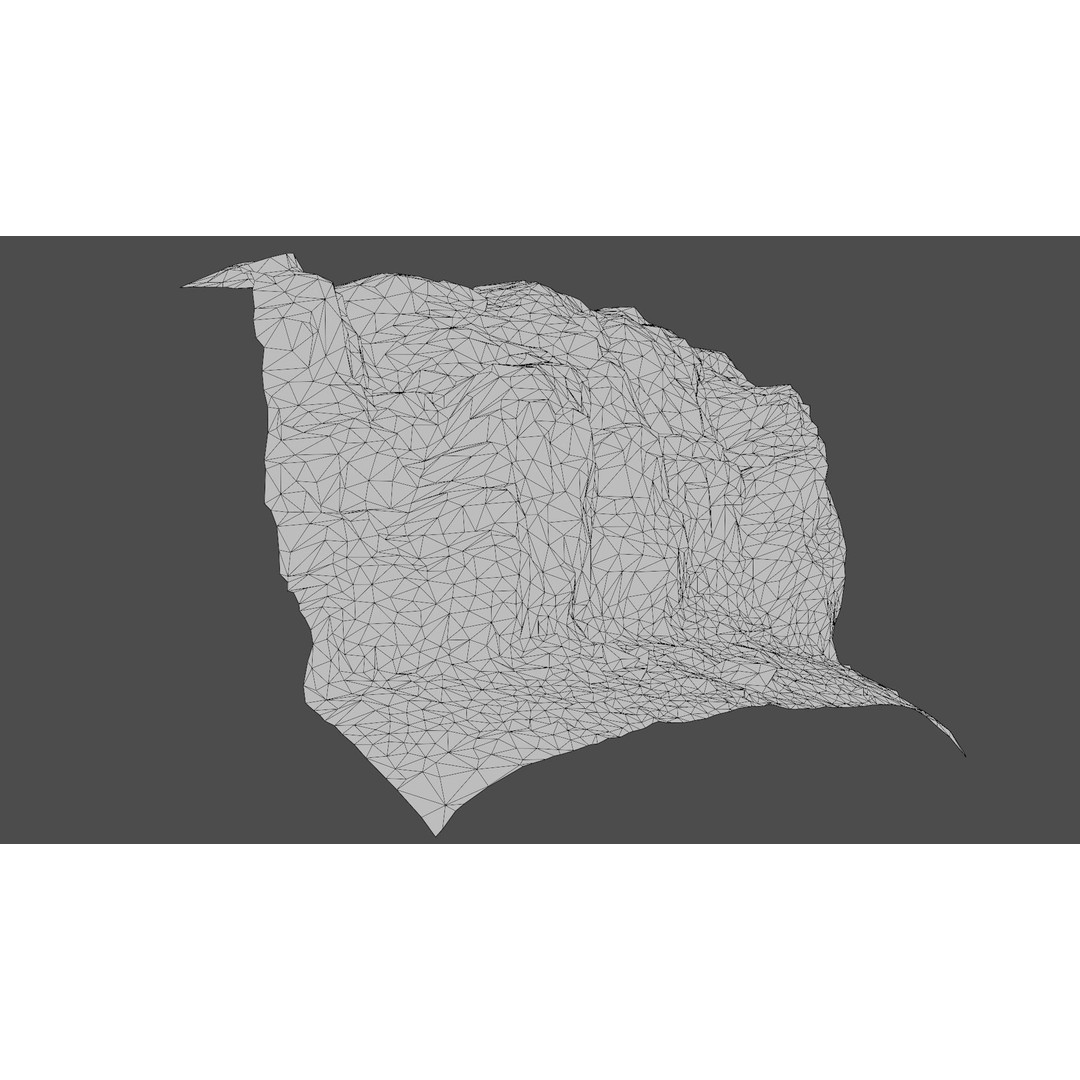 Forest Cliffs and Slope 3D Model – Low Poly Game Ready Asset, FBX, OBJ - View 12