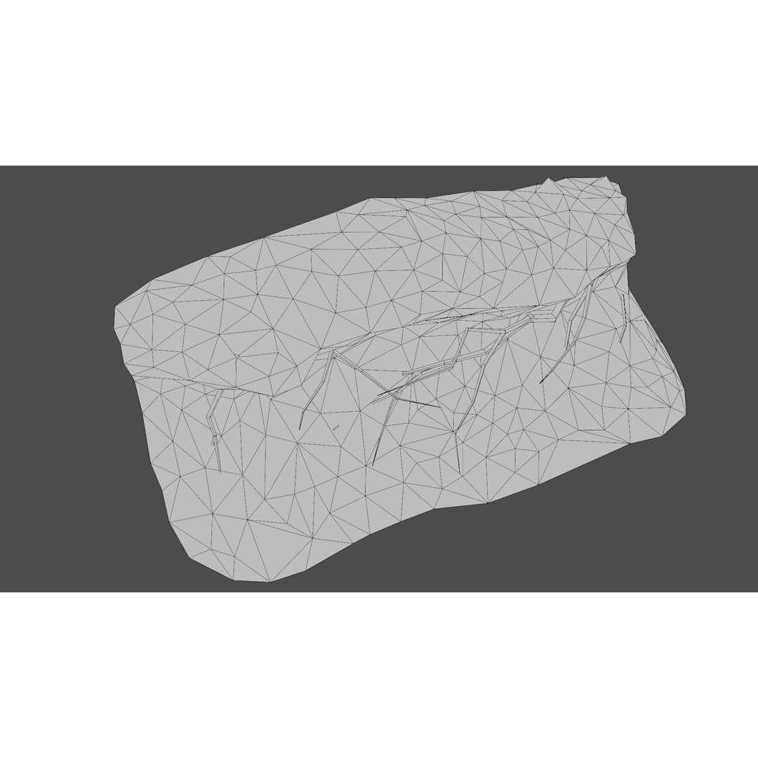 Forest Cliffs and Slope 3D Model – Low Poly Game Ready Asset, FBX, OBJ - View 16