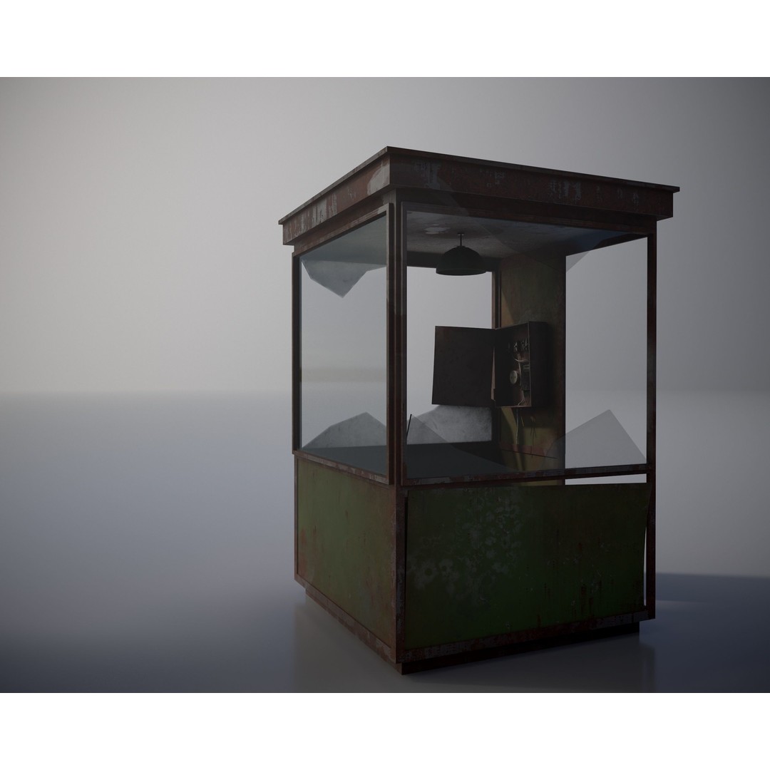 Old Ferris Wheel 3D Model – Low Poly PBR Game Asset, FBX - View 11