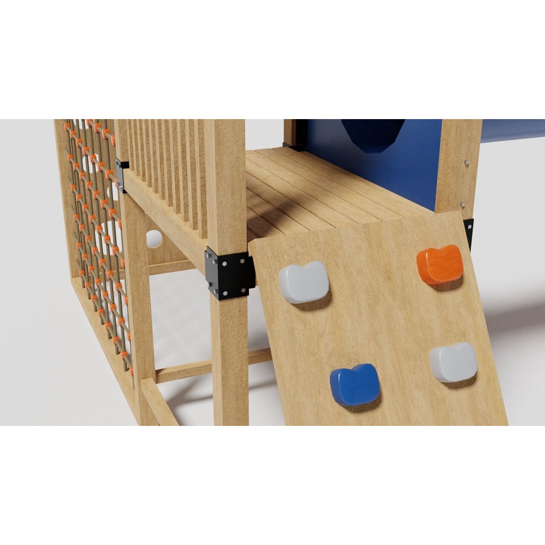 Playground Equipment 3D Model – Low Poly Outdoor Pack, FBX, OBJ - View 19
