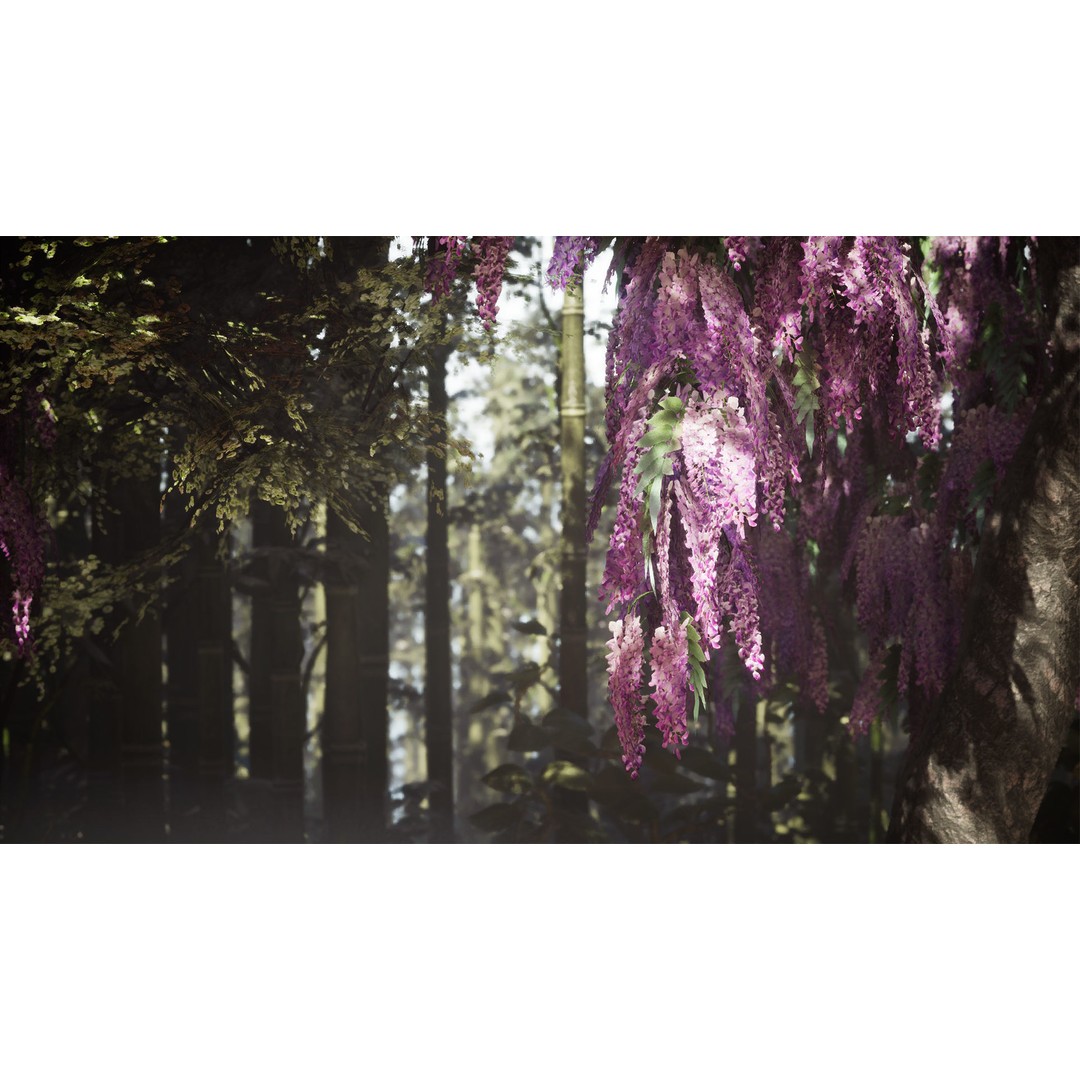 Japanese Plants 3D Model – Low Poly Environment Assets, FBX - View 11