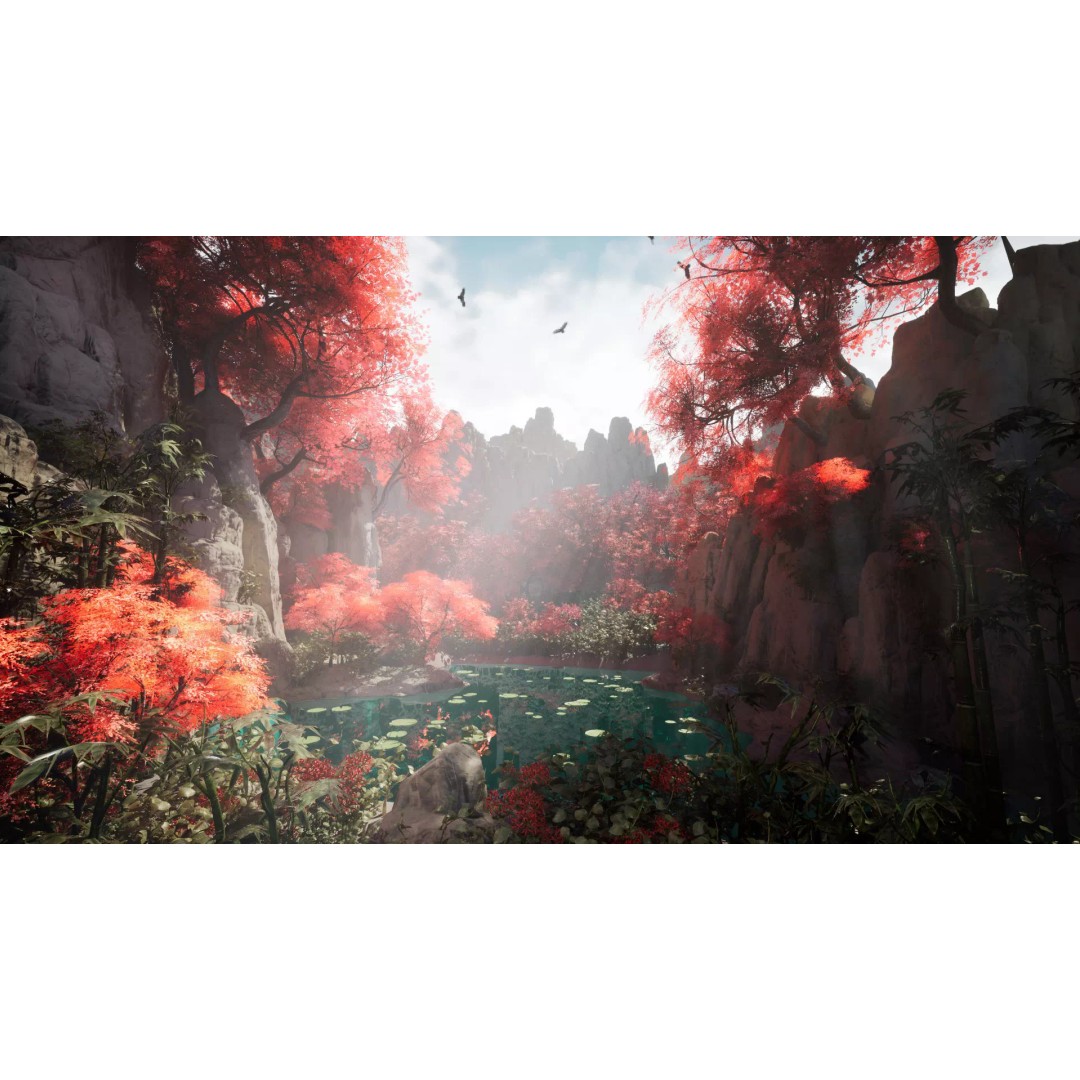 Japanese Plants 3D Model – Low Poly Environment Assets, FBX - View 2