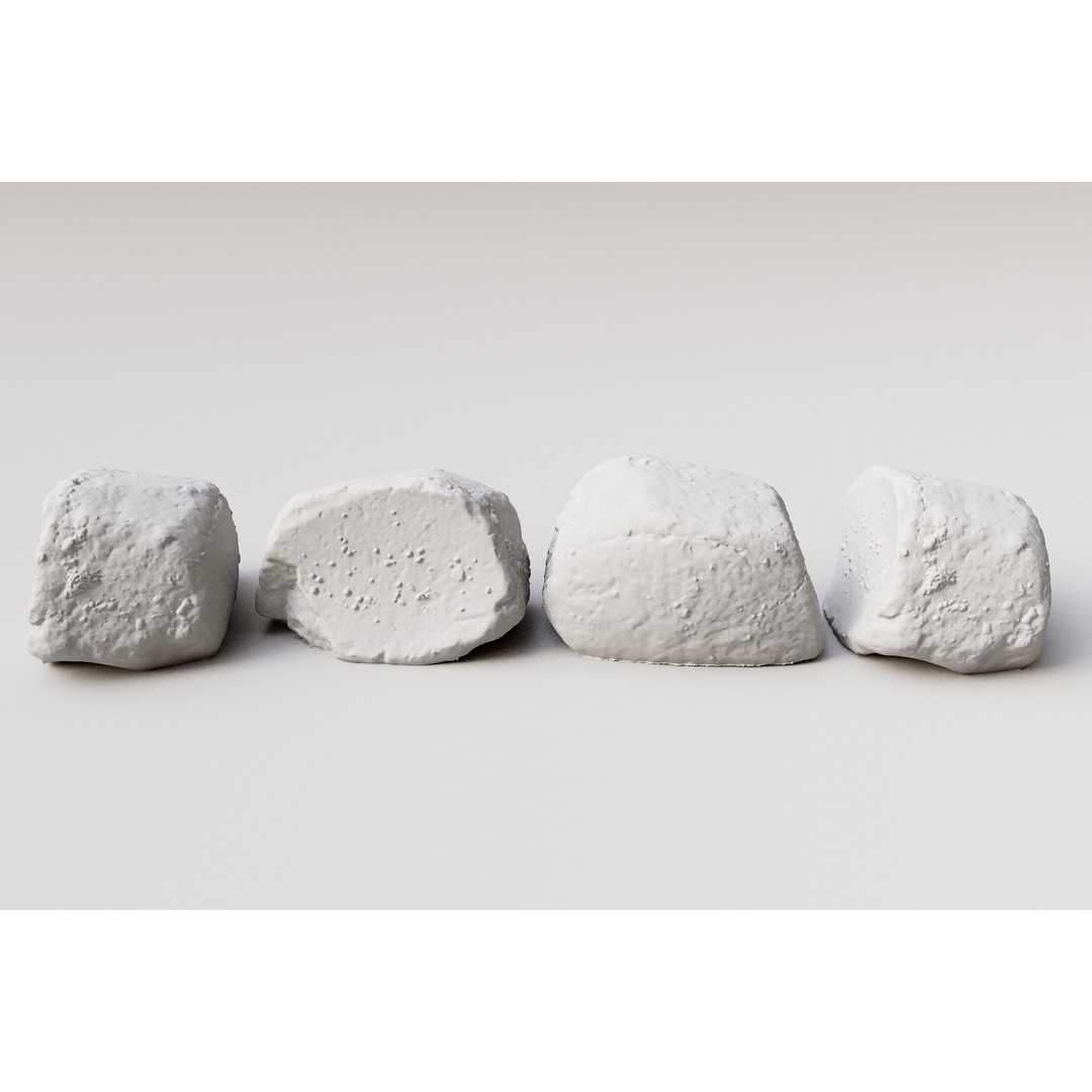 Natural Boulder 3D Model – High Poly PBR Asset, FBX, OBJ, Blender - View 5