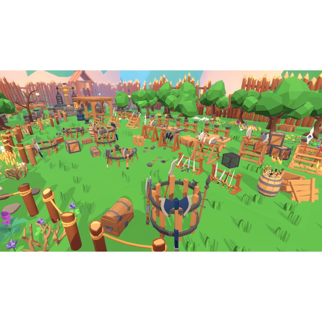 Medieval Props 3D Model – Low Poly Game Asset, 480 FBX Items - View 15