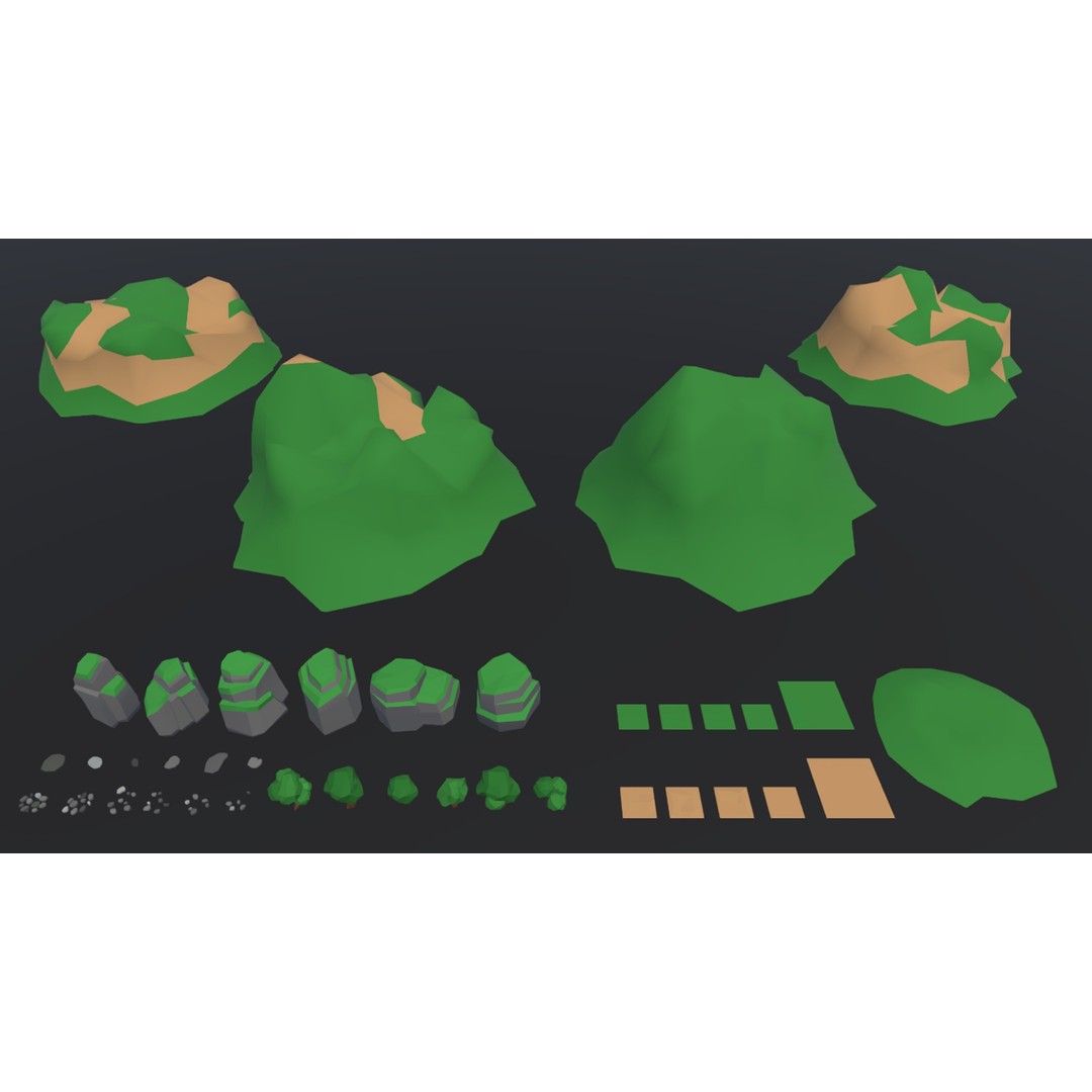 Medieval Props 3D Model – Low Poly Game Asset, 480 FBX Items - View 9