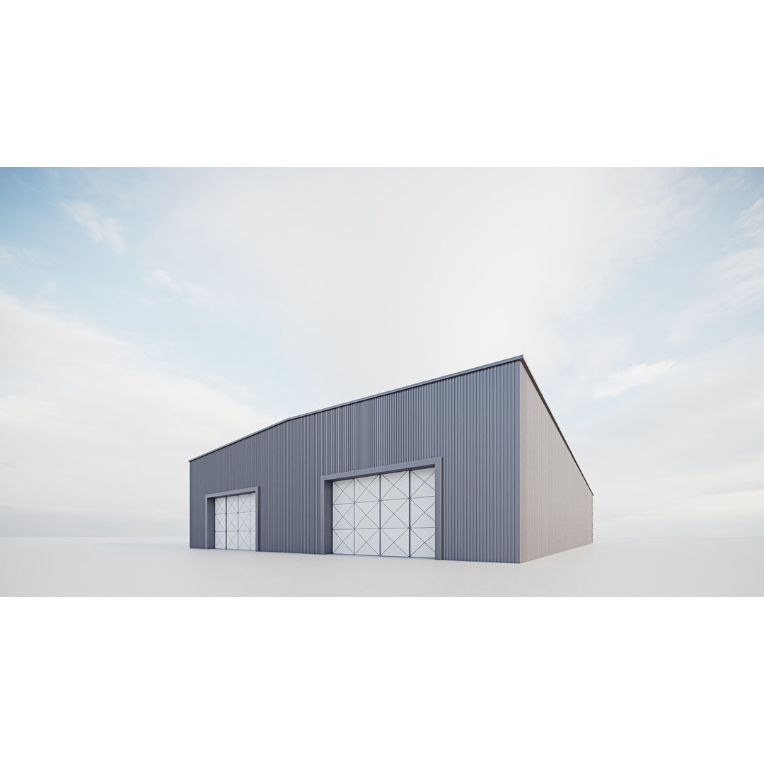Warehouse Interior 3D Model – Detailed Industrial Design, FBX, OBJ - View 13