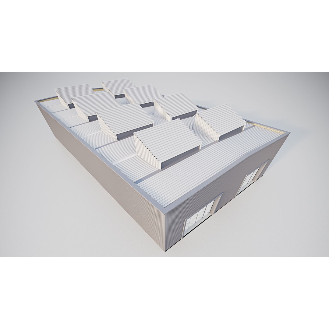 Warehouse Interior 3D Model – Detailed Industrial Design, FBX, OBJ - View 15